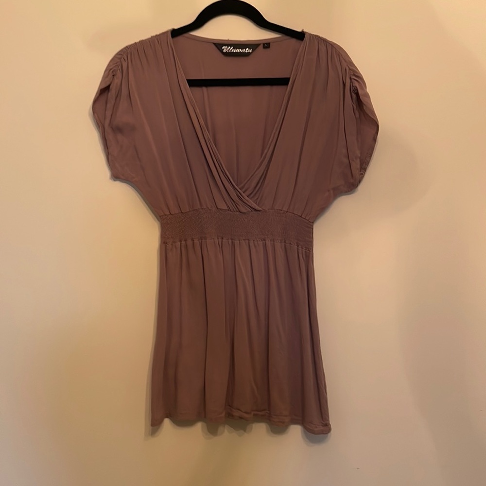 Flattering Low V-Neck Top